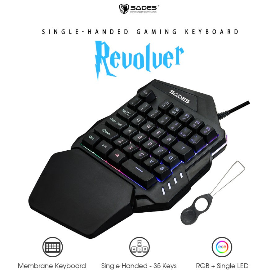 Single Hand Gaming Keyboard