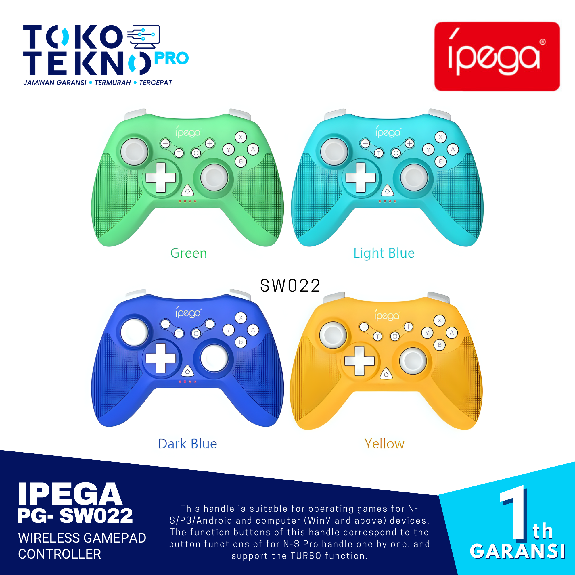 Ipega PG SW022 Wireless Gamepad Controller