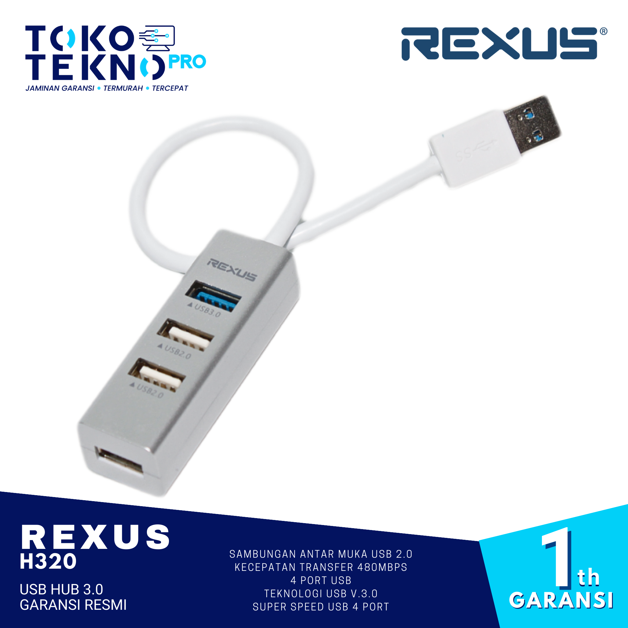 Rexus H320 USB Hub 3.0