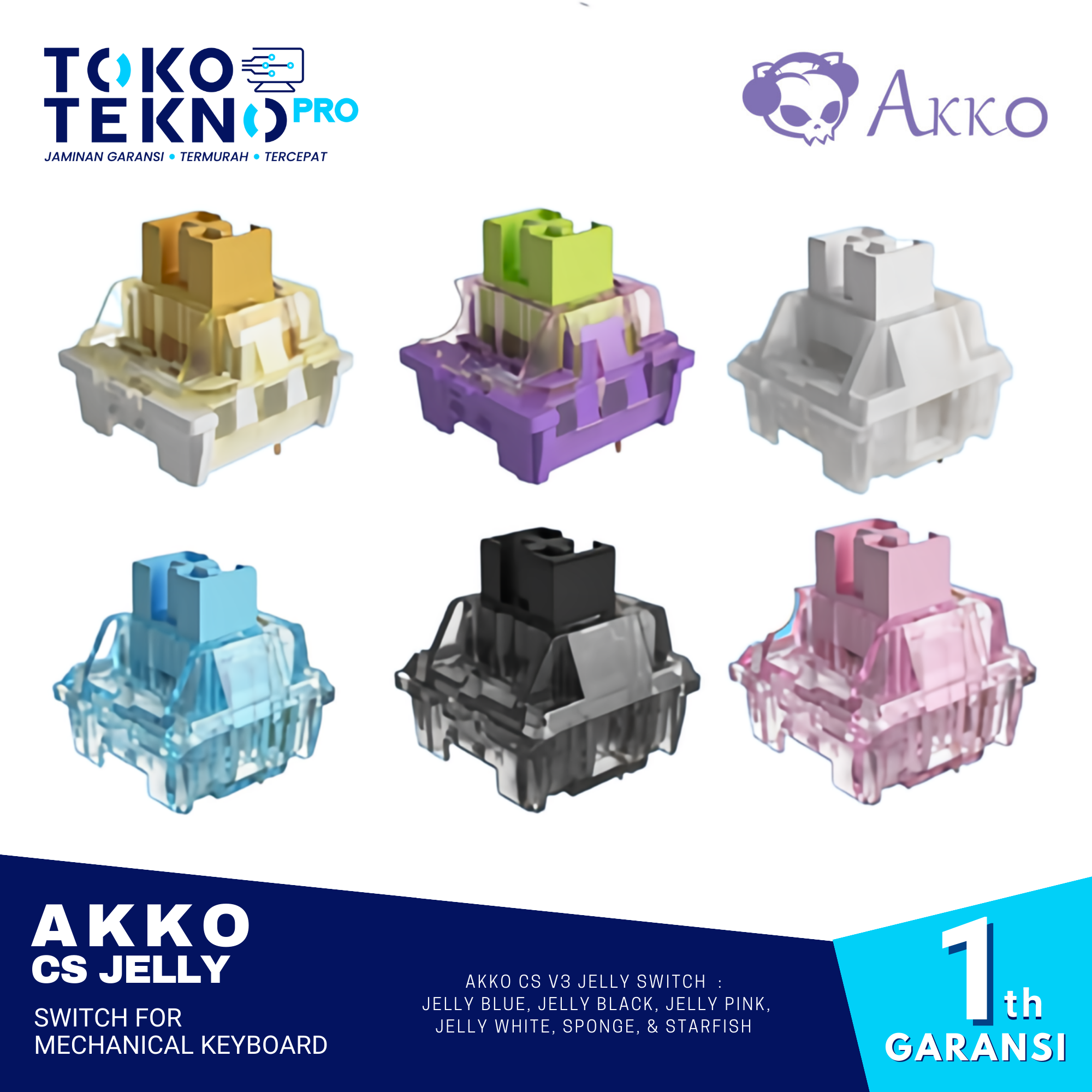Akko CS Jelly Switch For Mechanical Keyboard
