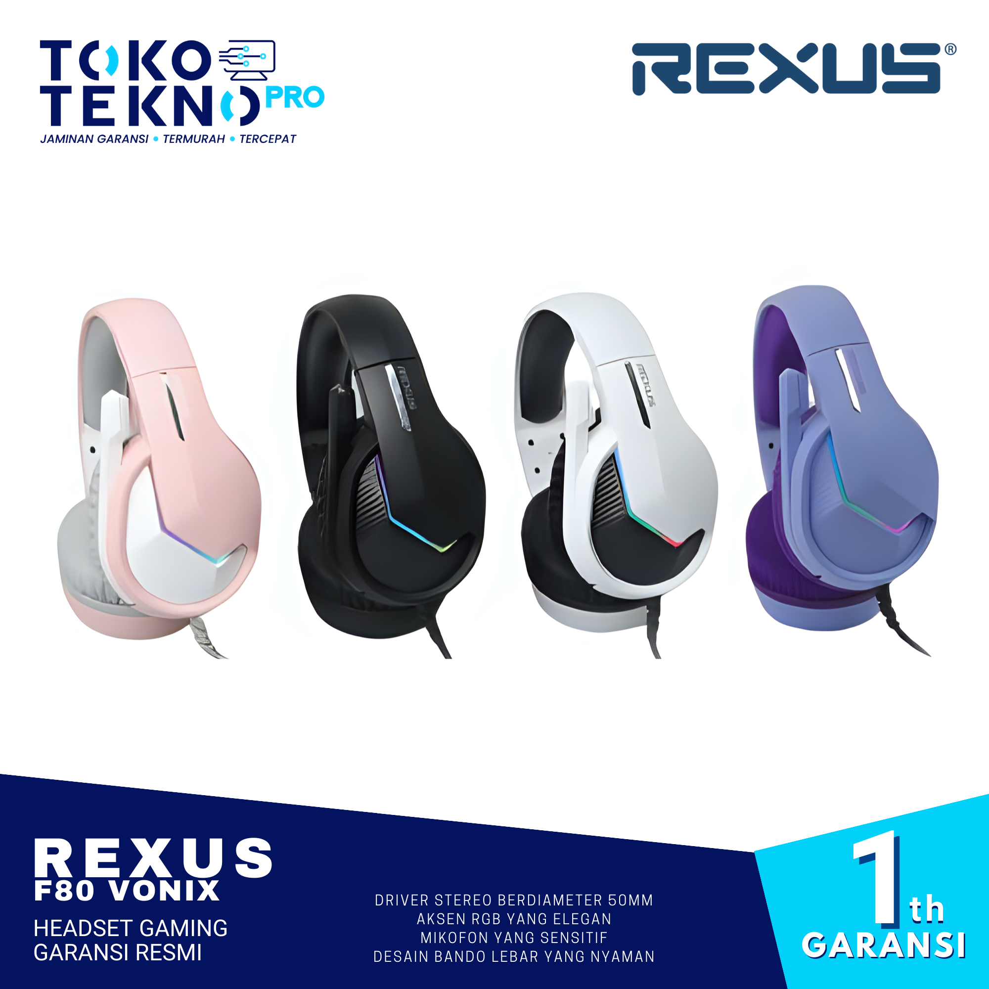 Rexus F80 Vonix Gaming Headset