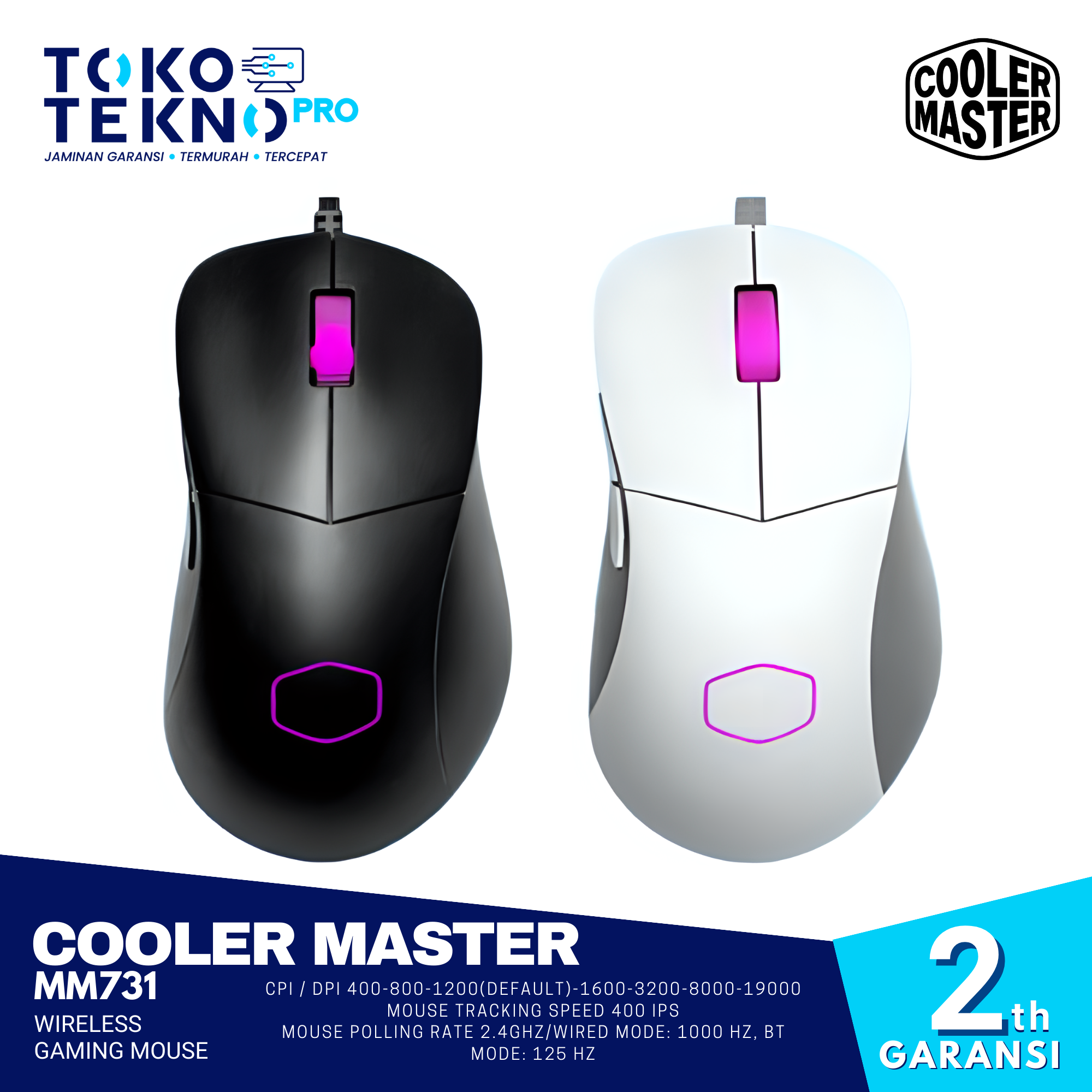 Cooler Master MM731 / MM-731 Wireless Gaming Mouse