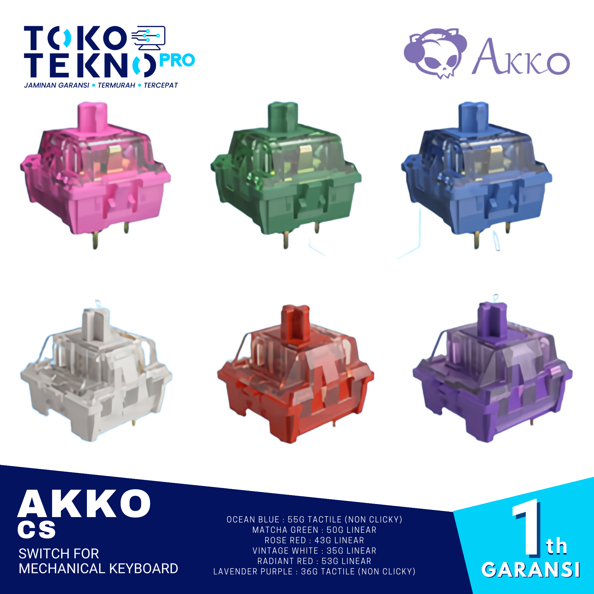 Akko CS Switch For Mechanical Keyboard