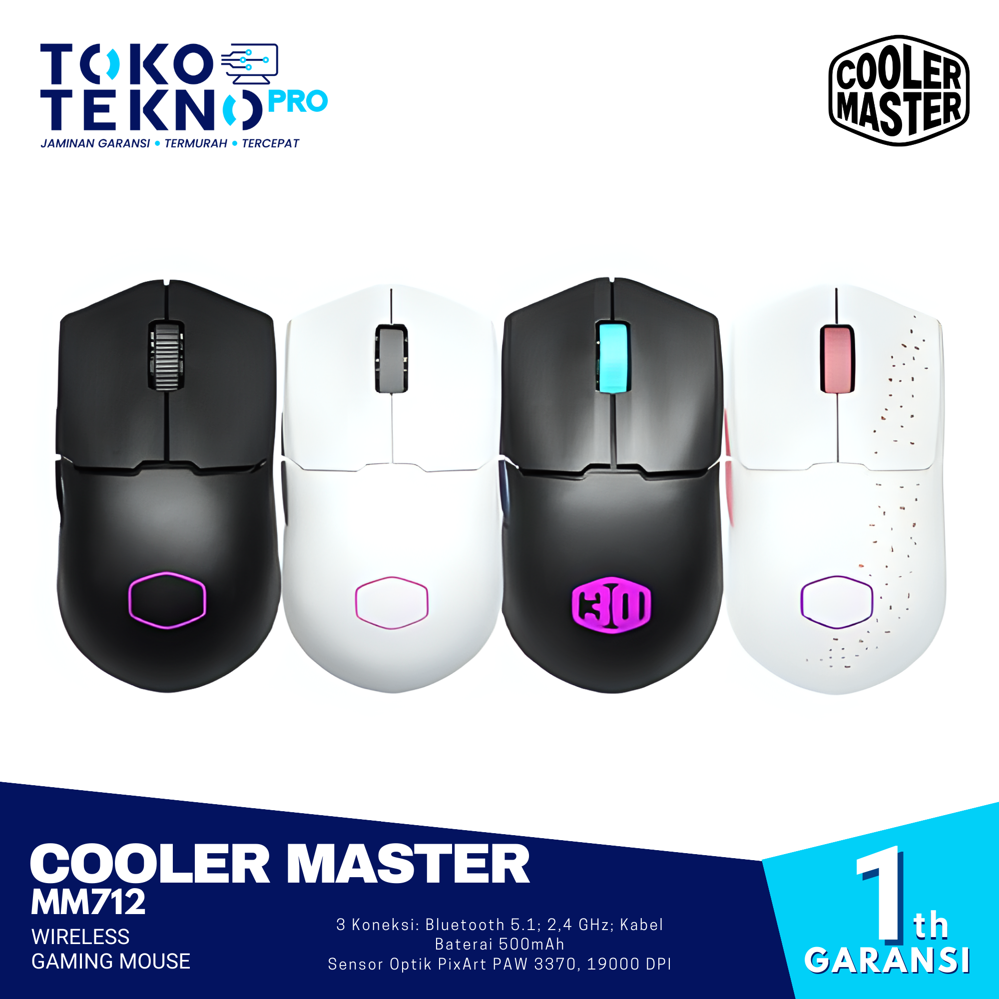 Cooler Master MM712 Wireless Gaming Mouse