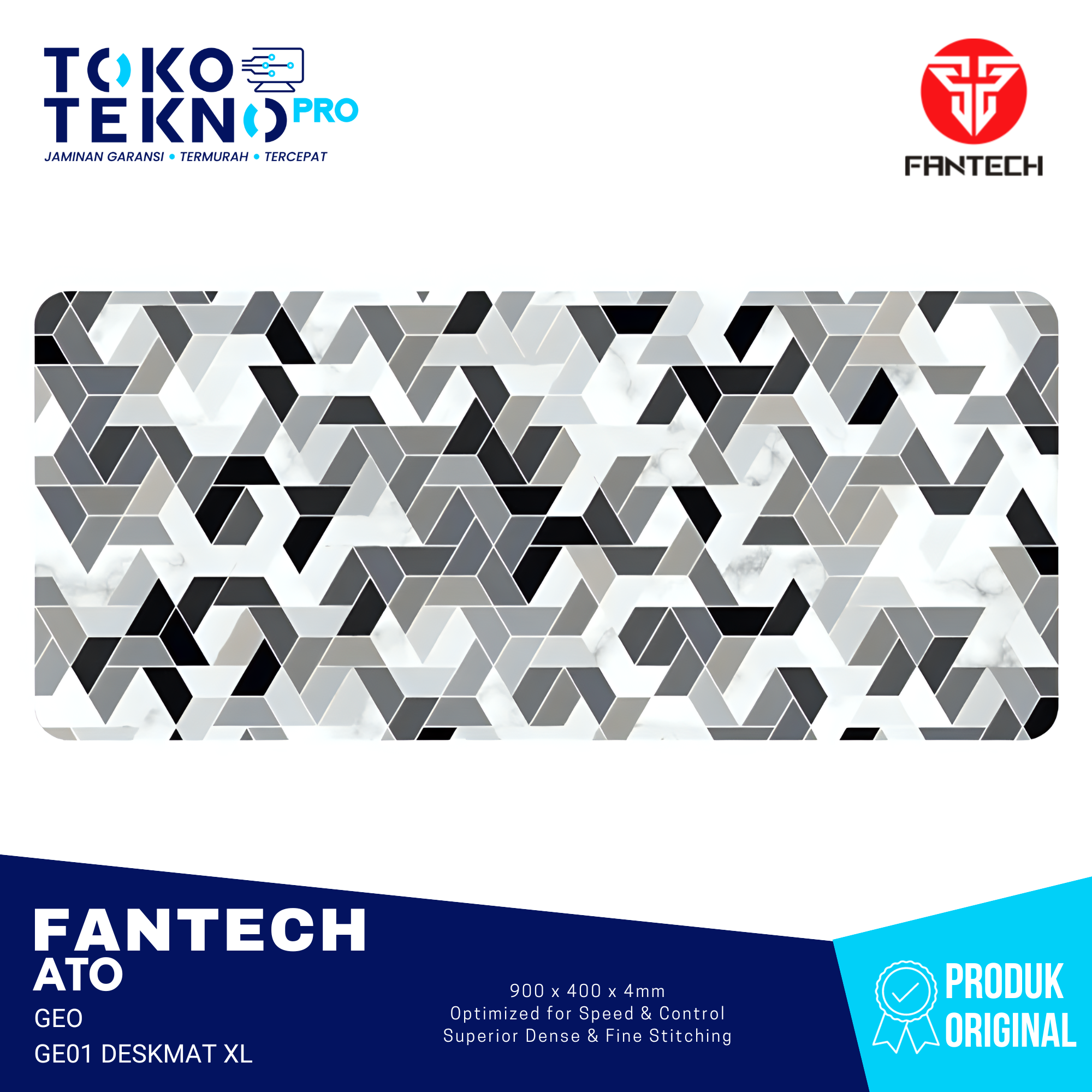 Fantech ATO GEO GE01 MP905 Deskmat Mousepad Gaming