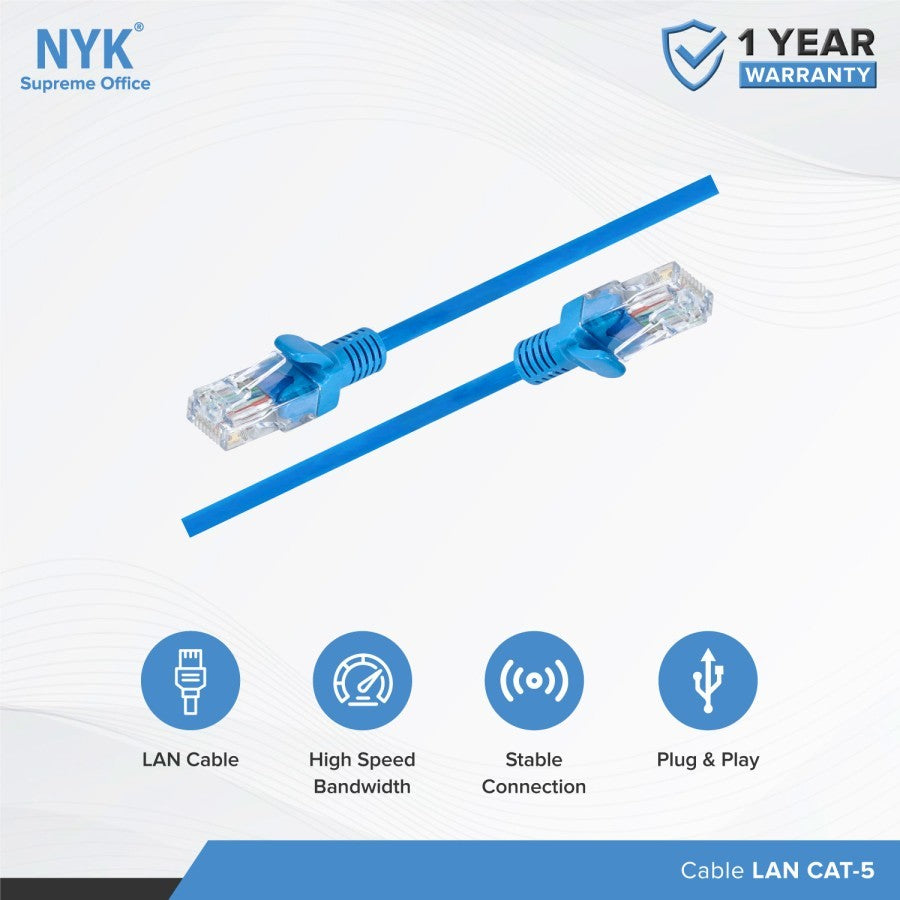 NYK Supreme Kabel LAN Cat 5 RJ45