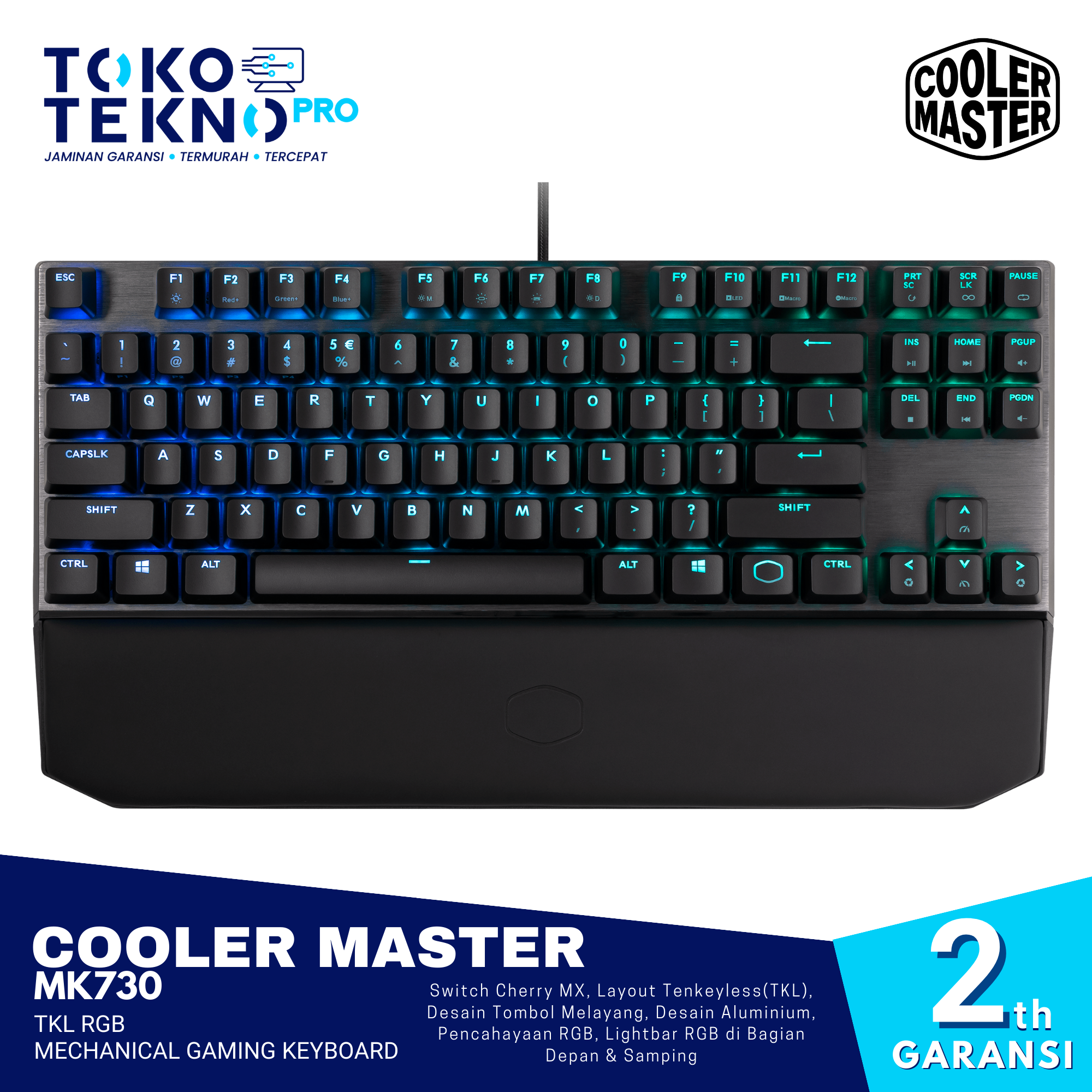 Cooler Master MK730 TKL RGB Mechanical Gaming