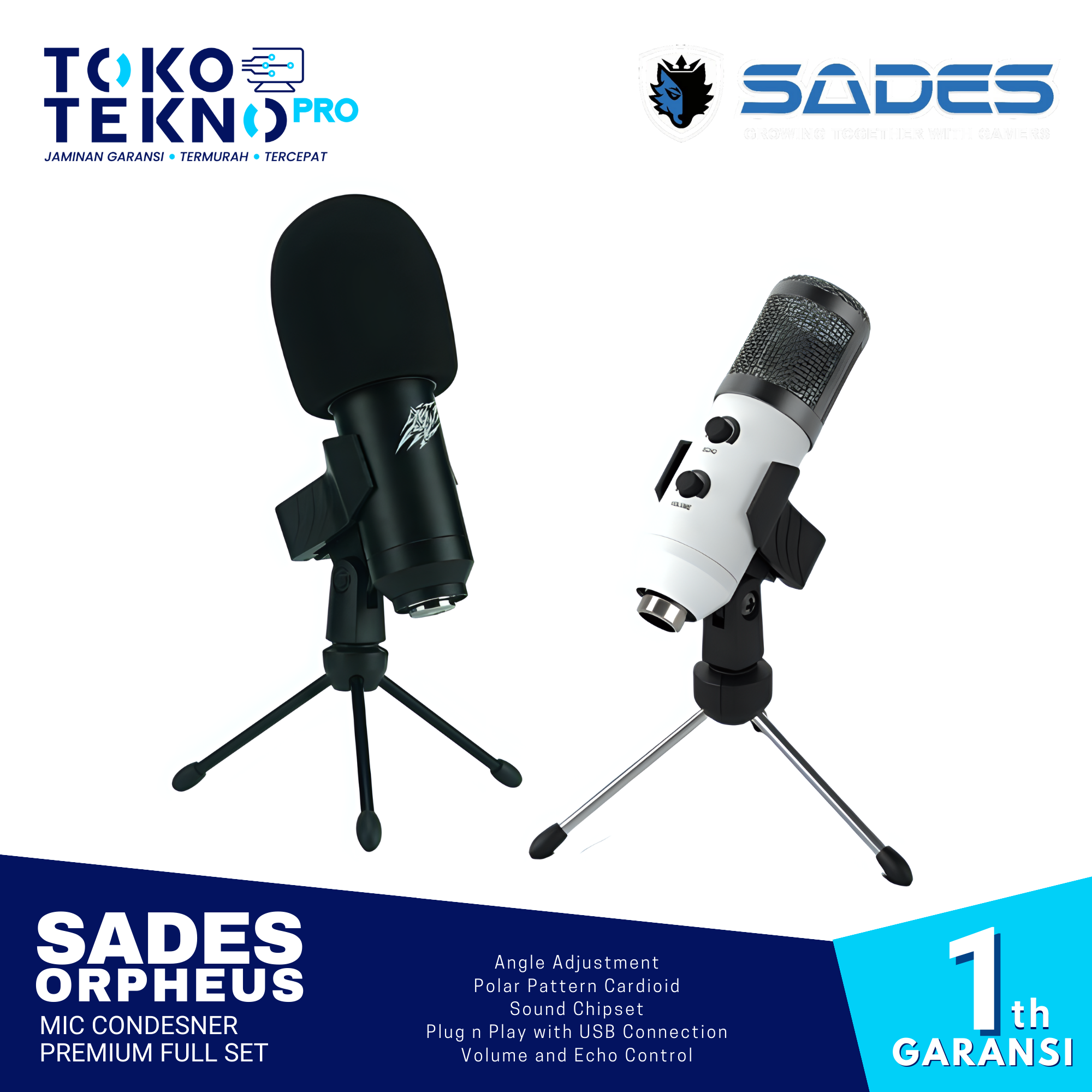 Sades Orpheus Mic Condesner Premium Full Set