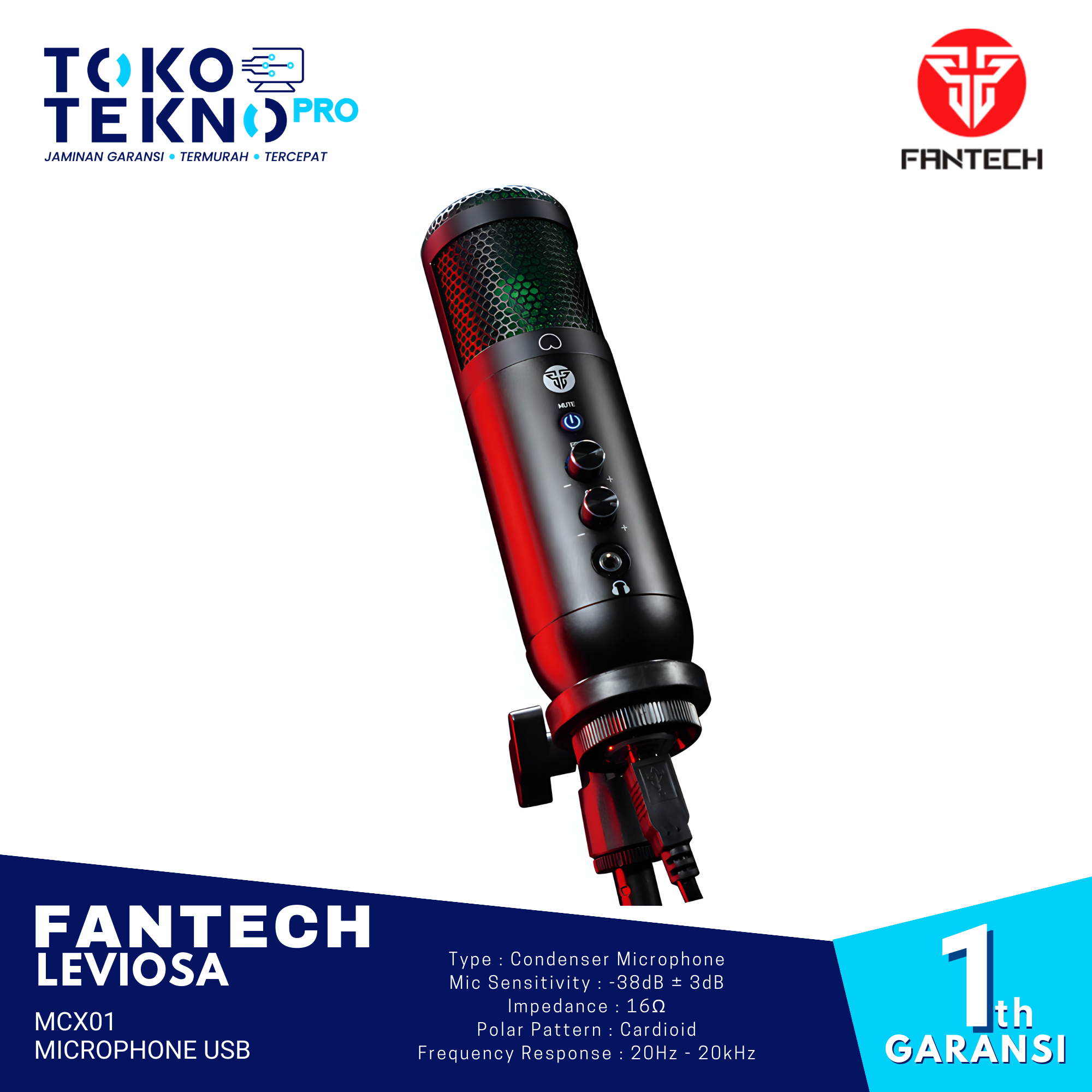 Fantech Leviosa MCX01 Microphone USB