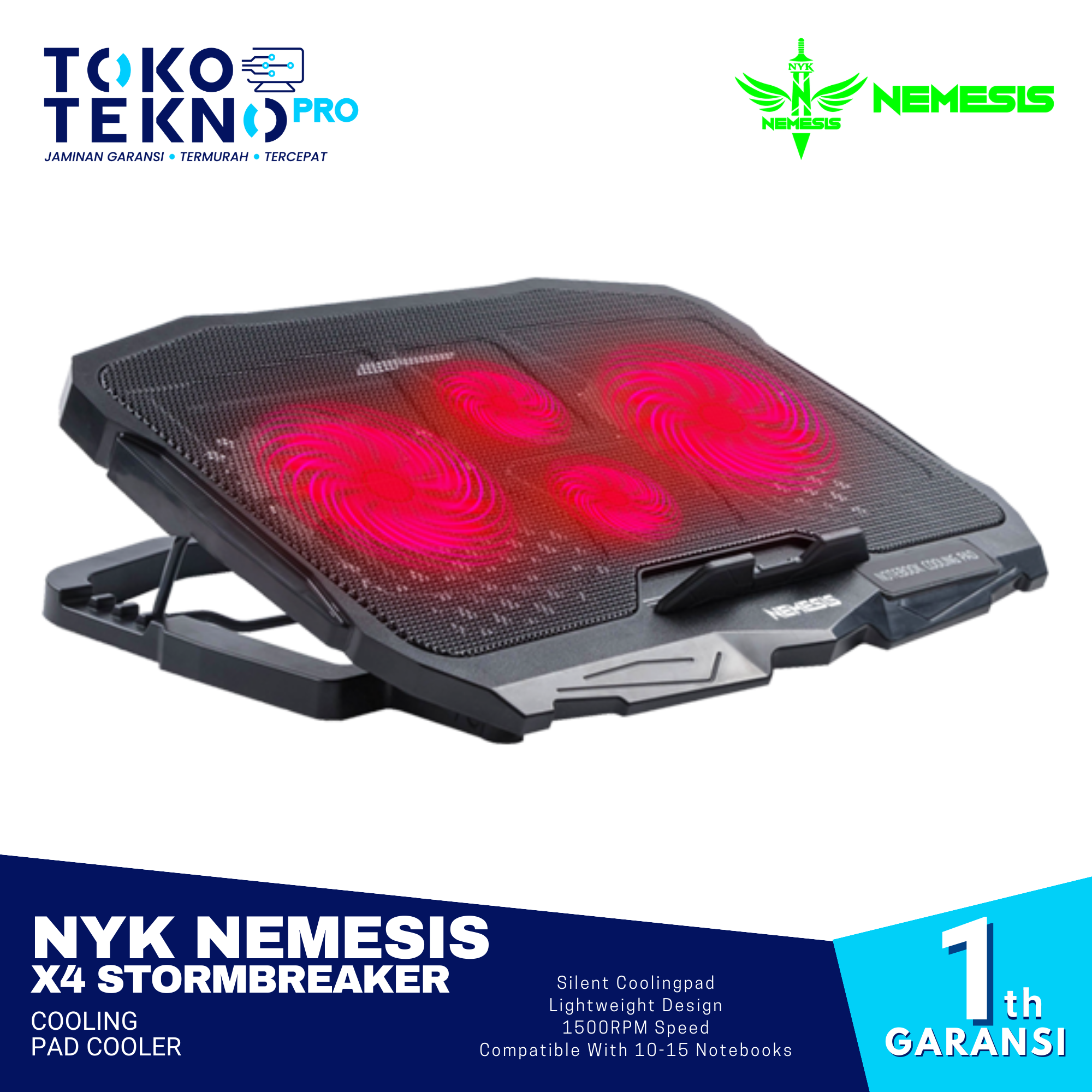 NYK Nemesis X4 Stormbreaker Cooling Pad