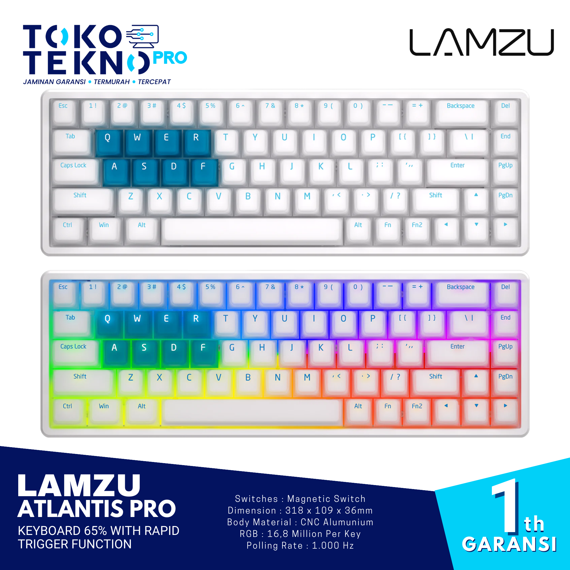 Lamzu Atlantis Pro Keyboard 65%
