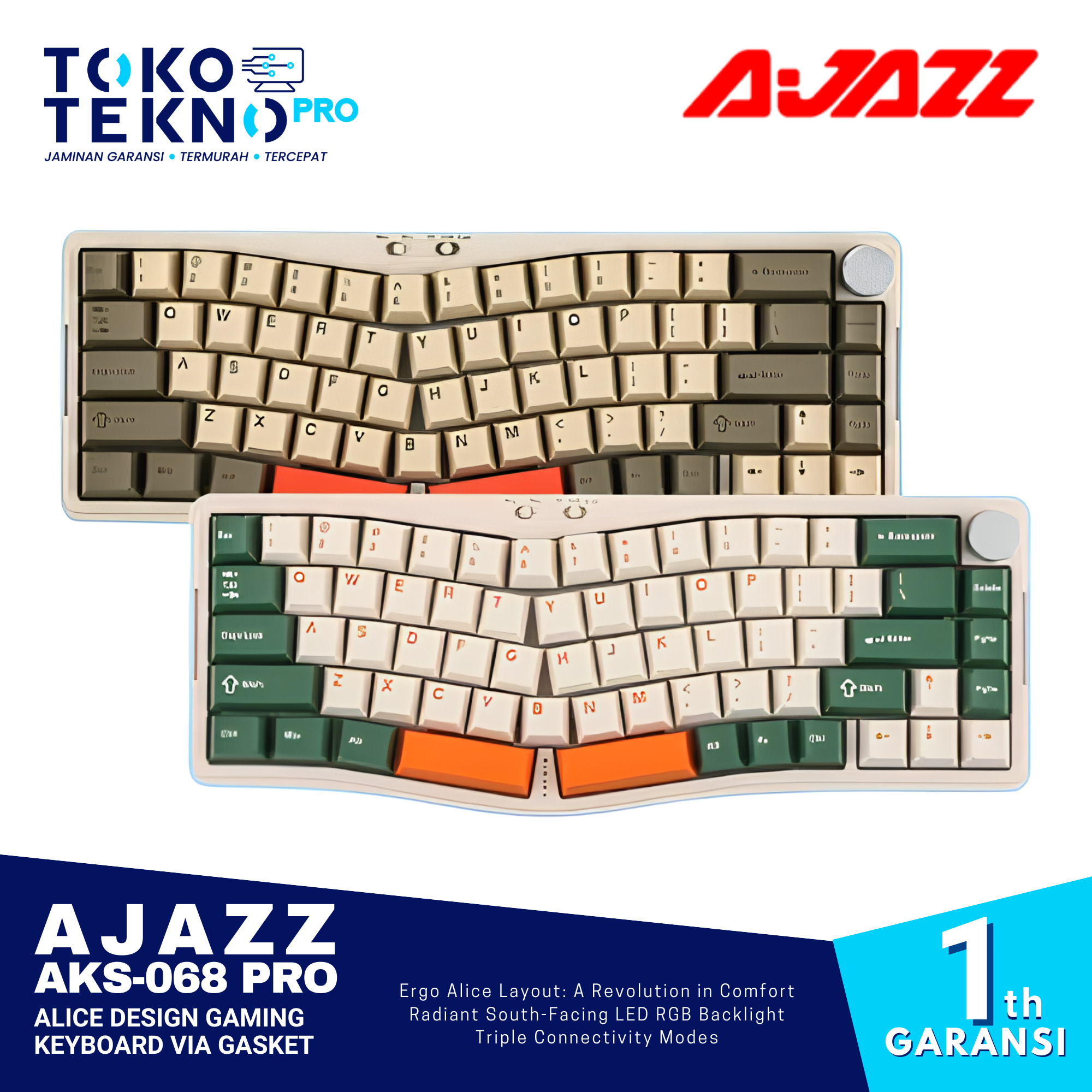 Ajazz AKS-068 Pro Alice Design