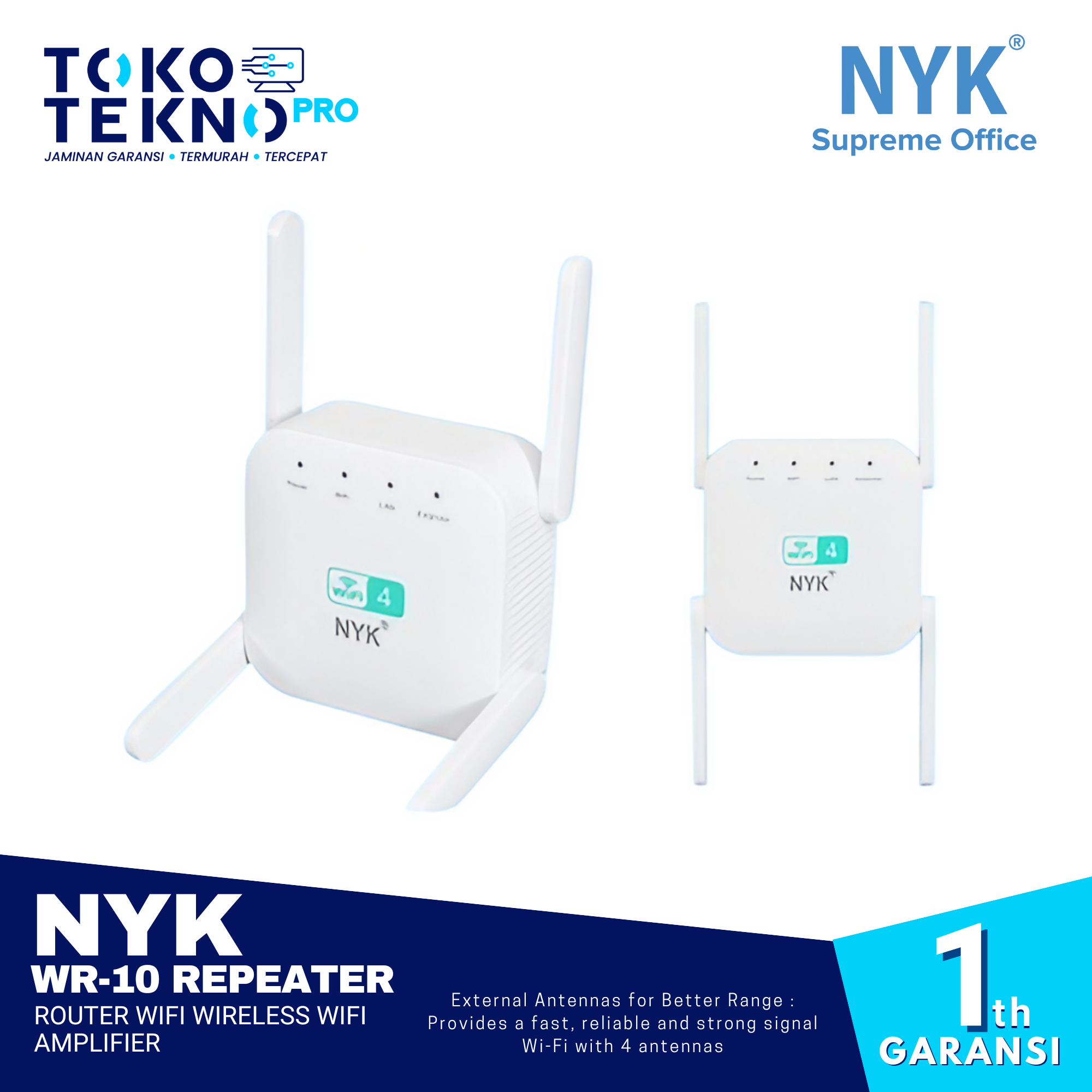 NYK Supreme Wifi Repeater Extender WiFi Internet NYK WR10 Router WiFi ...