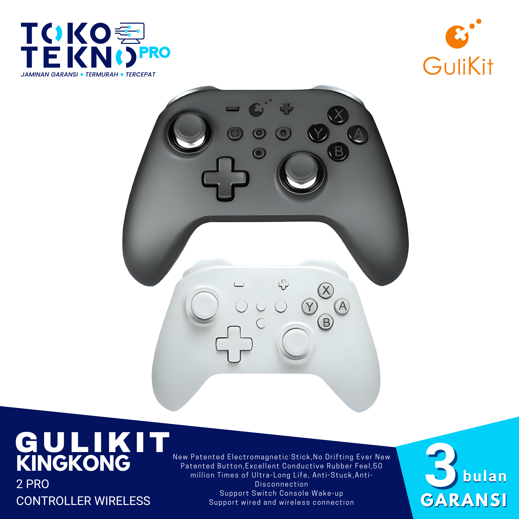 Gulikit Kingkong 2 Pro NS09 Controller Wireless Nintendo Switch WinMac