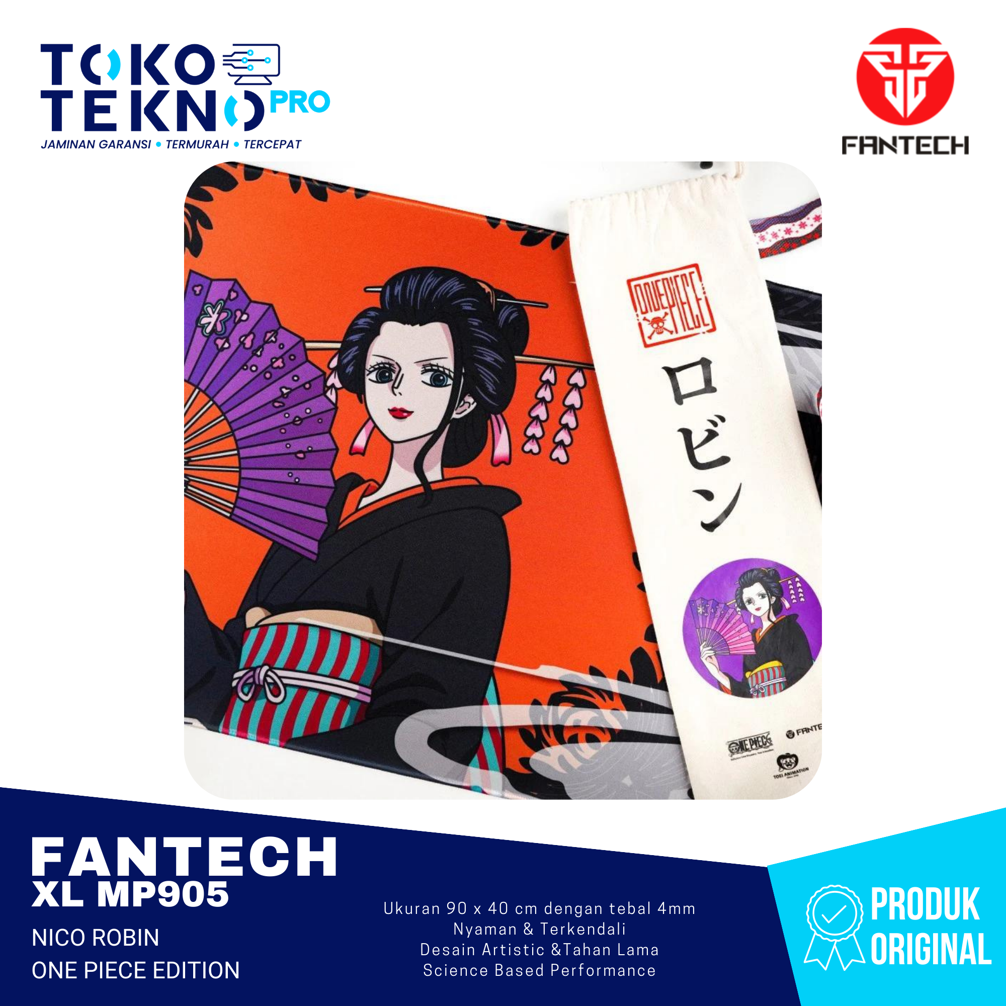 Fantech Deskmat Nico Robin One Piece Edition Mousepad XL MP905