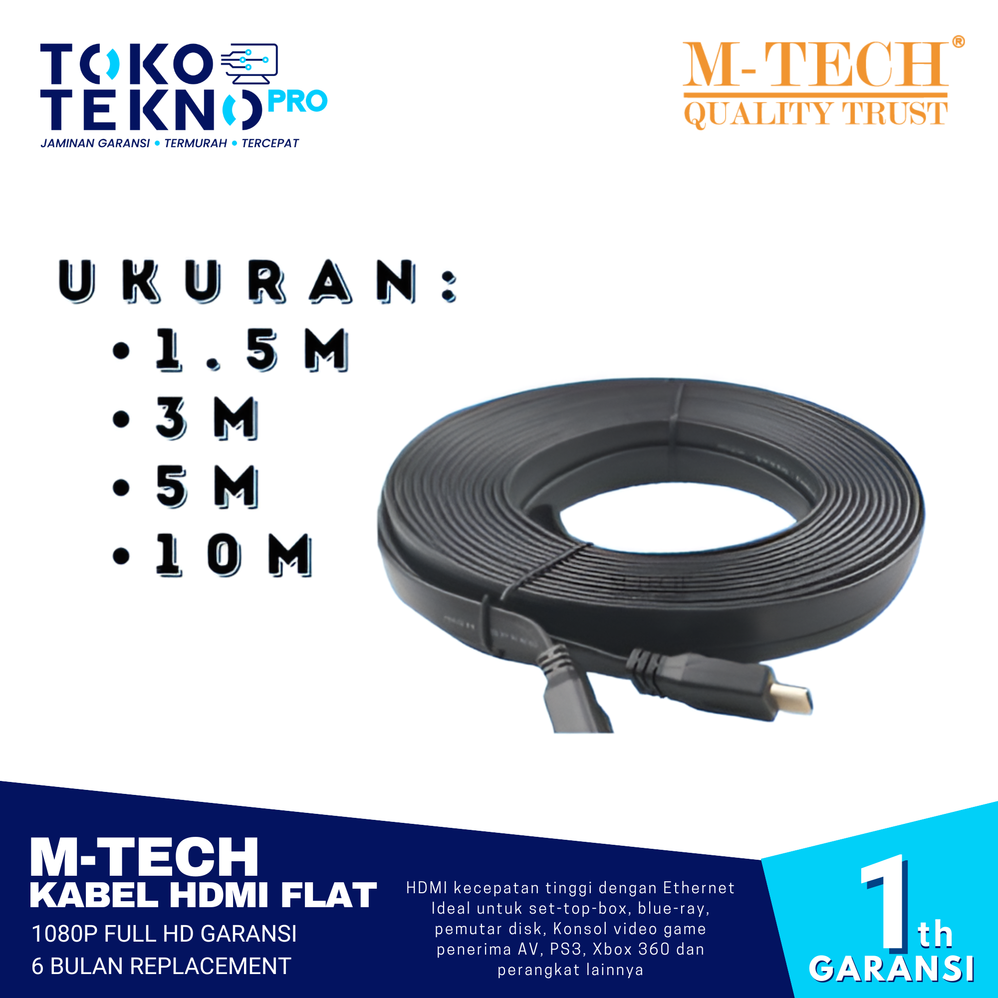 M-Tech Kabel HDMI