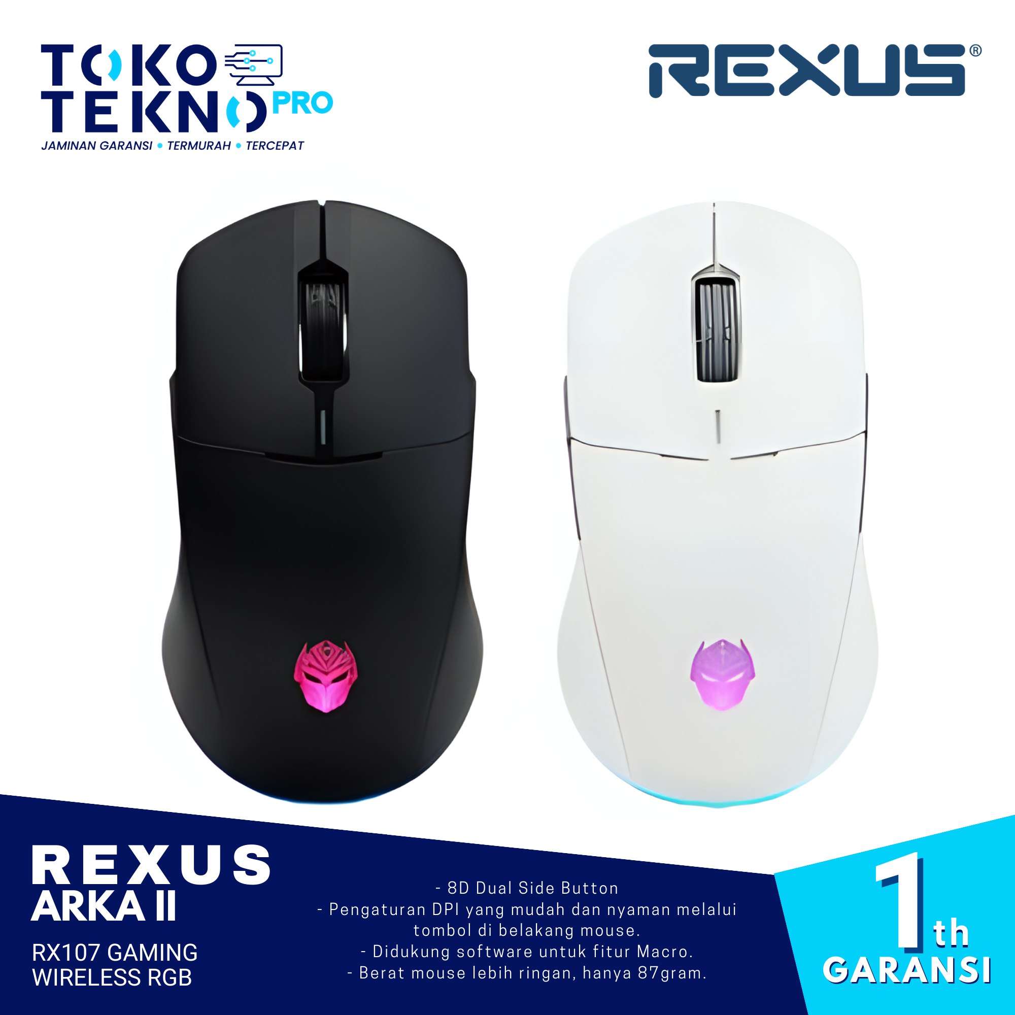 Rexus Arka II RX107 Gaming Wireless RGB