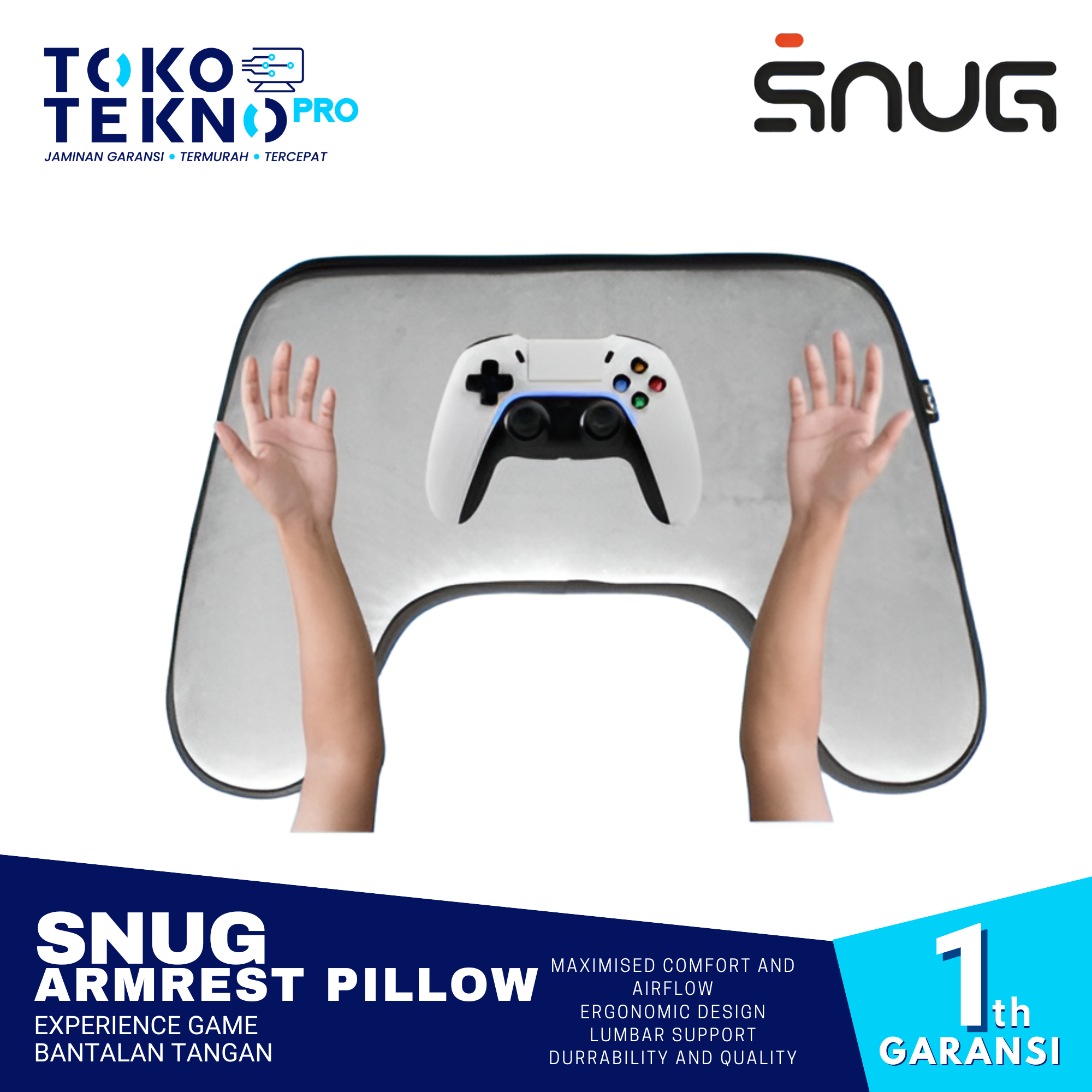 Snug Armrest Pillow